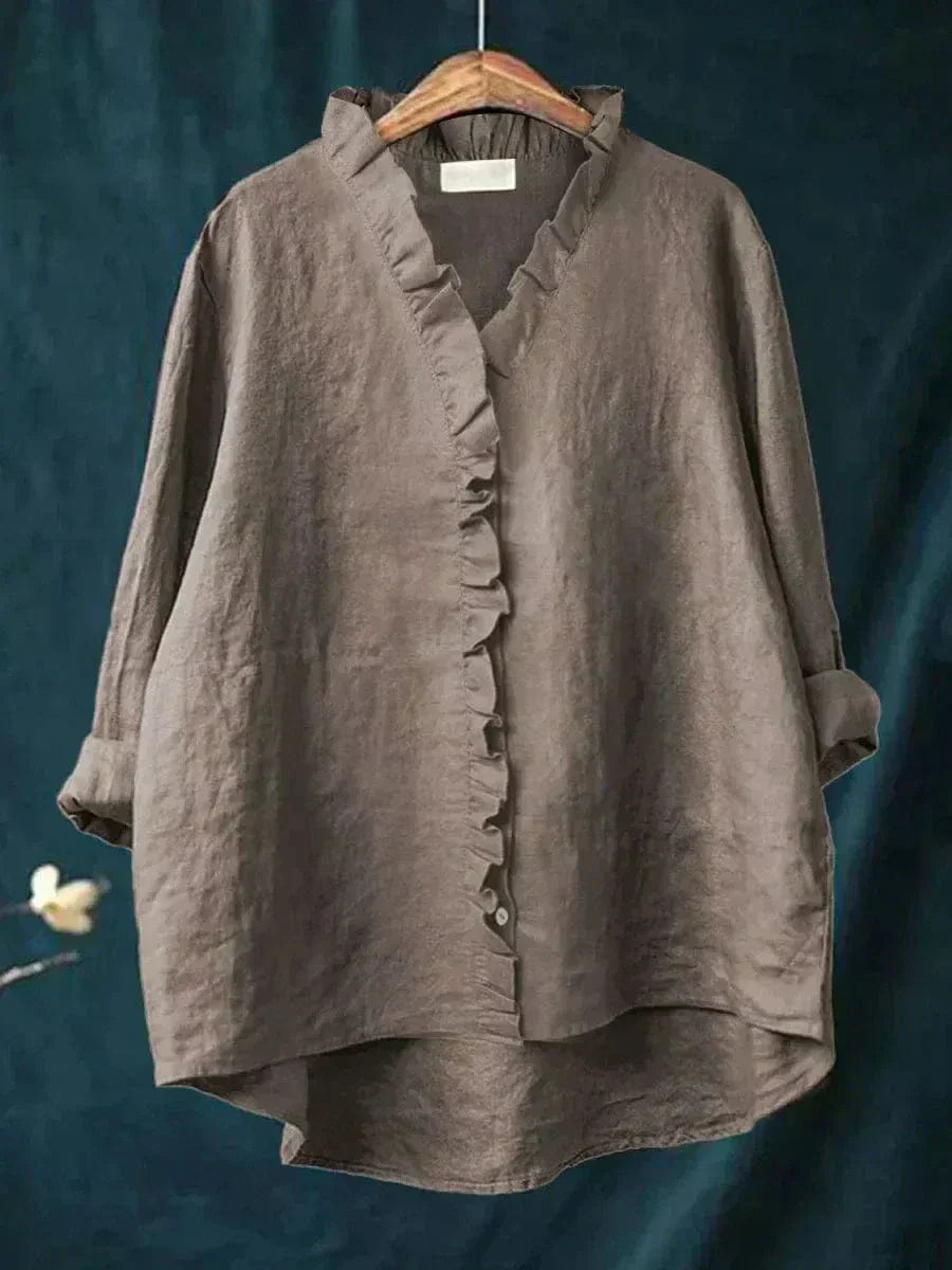 Women's Summer Blouse — Lightweight Breathable Patterned Blouse