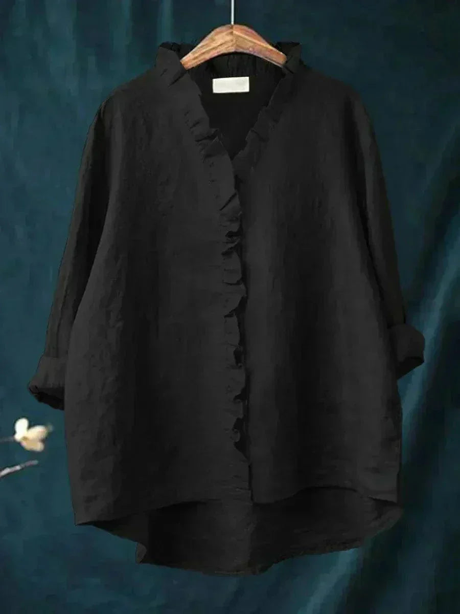 Women's Summer Blouse — Lightweight Breathable Patterned Blouse