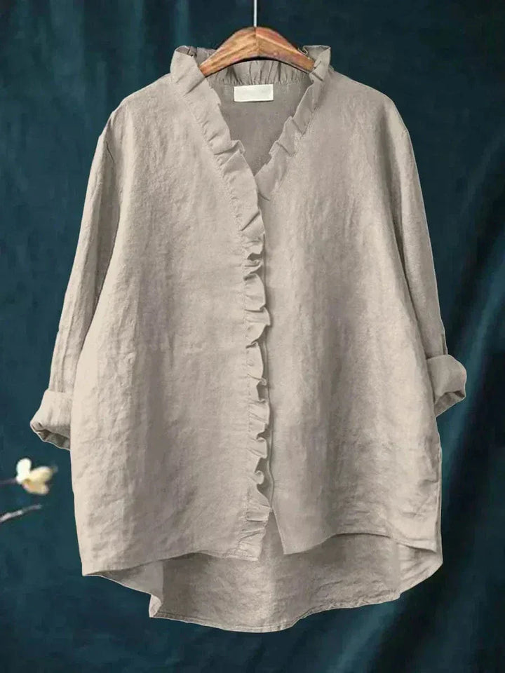 Women's Summer Blouse — Lightweight Breathable Patterned Blouse