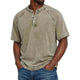 Women's Henley Top — Vintage Washed Button-Placket Everyday Top