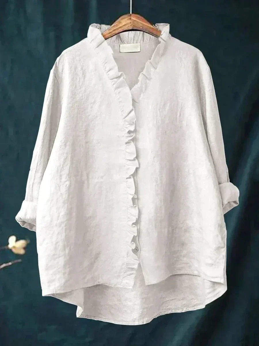 Women's Summer Blouse — Lightweight Breathable Patterned Blouse
