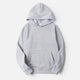 Oversized long sleeve pullover hoodie with hood and kangaroo pocket