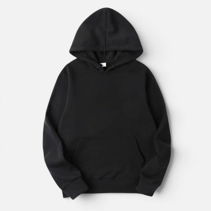 Oversized long sleeve pullover hoodie with hood and kangaroo pocket