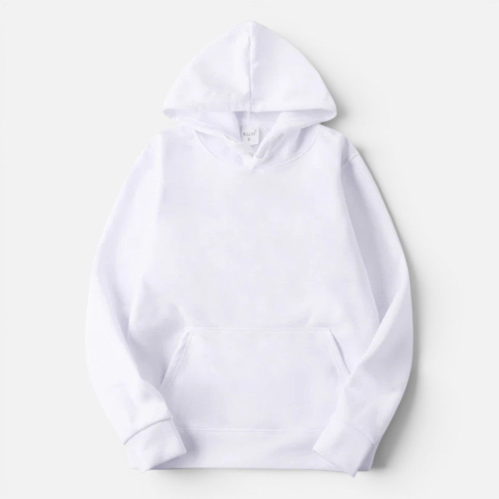 Oversized long sleeve pullover hoodie with hood and kangaroo pocket