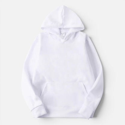 Oversized long sleeve pullover hoodie with hood and kangaroo pocket
