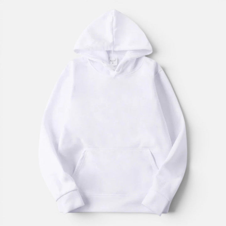 Oversized long sleeve pullover hoodie with hood and kangaroo pocket
