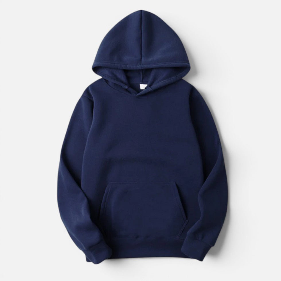Oversized long sleeve pullover hoodie with hood and kangaroo pocket