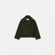 Women's cropped double breasted blazer with notched lapels
