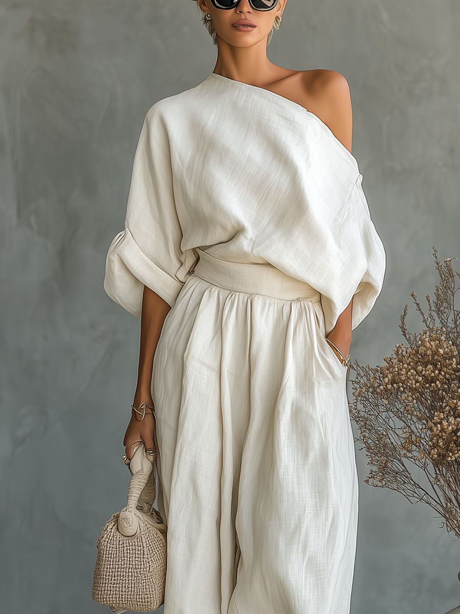 Isolabella - Off-Shoulder Tapered Set