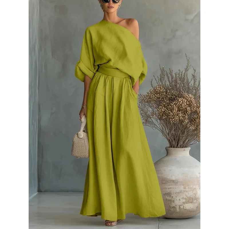 Isolabella - Off-Shoulder Tapered Set