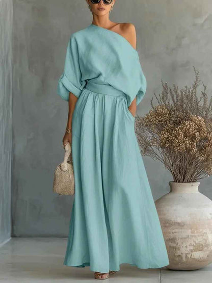 Isolabella - Off-Shoulder Tapered Set