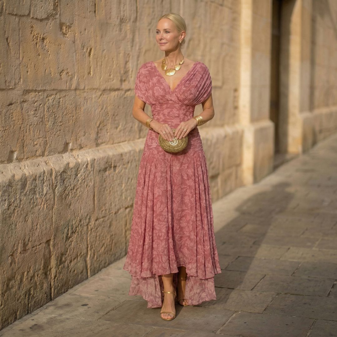 Jade - Flowing Chiffon Dress