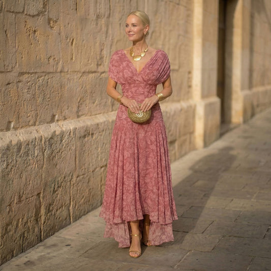 Jade - Flowing Chiffon Dress