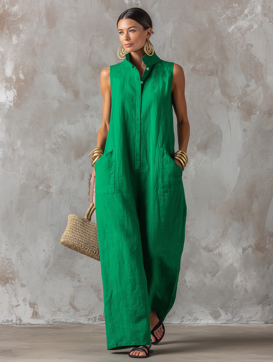 Juliette - Elegant sleeveless jumpsuit