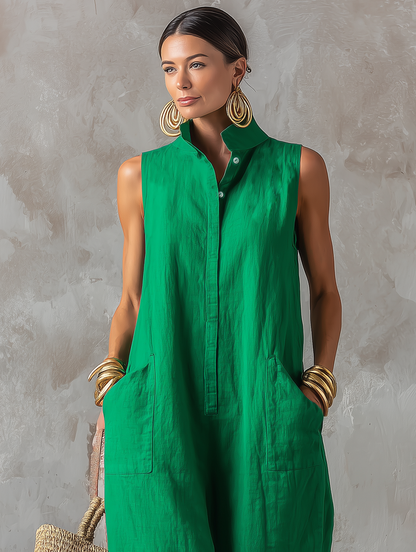 Juliette - Elegant sleeveless jumpsuit