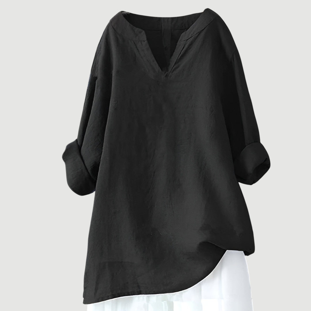Women's Airy Lightweight Shirt – Relaxed Long-Sleeve Blouse for Everyday Wear 6