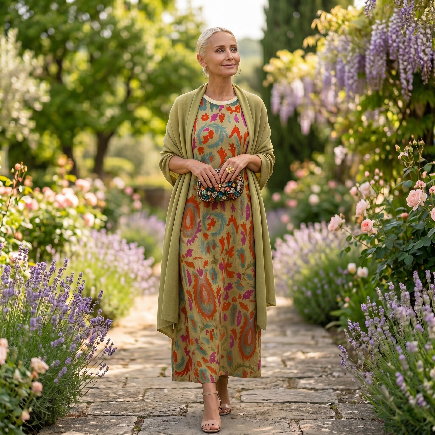 Maeve - Elegant Printed Dress