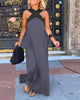 Women's Crossed-Neck Dress — Off-Shoulder Soft Woven Loose Summer Dress