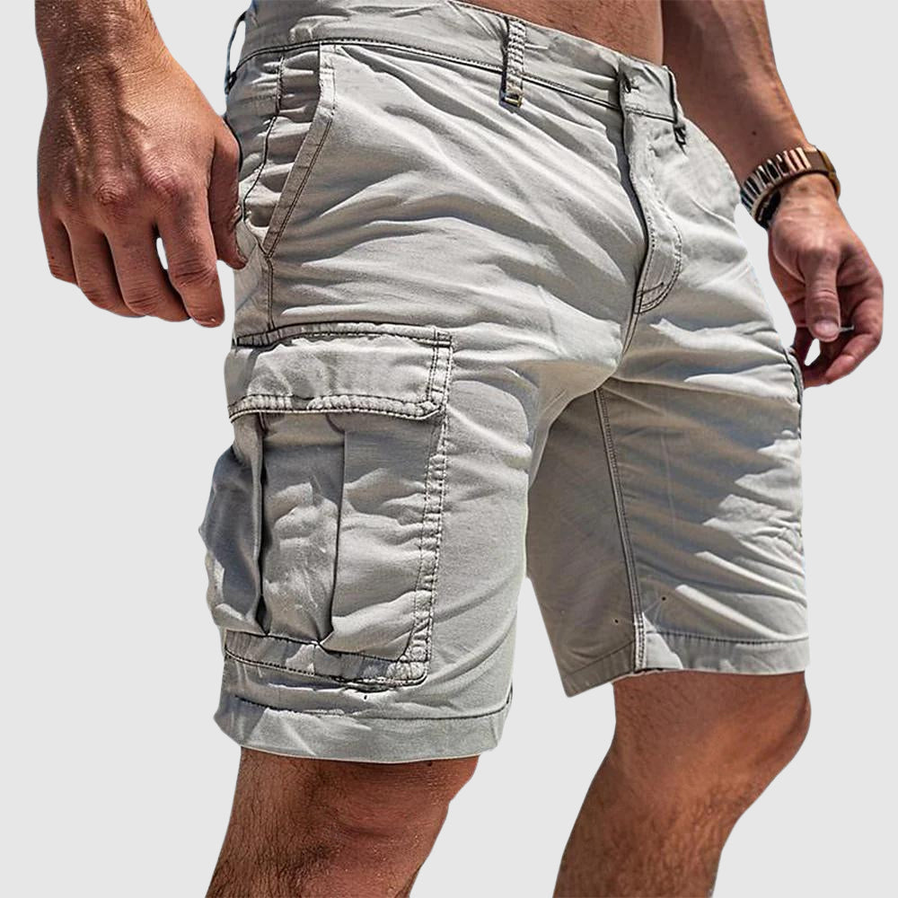 Men's Cargo Shorts – Knee-Length Loose Summer Shorts with Cargo Pockets 1