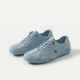 Women's low-top lace-up sneakers with chunky sculpted soles