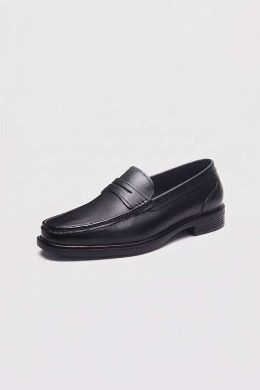 Mocassins à pampilles homme classiques à bout moc et talon bas
