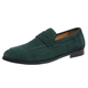 Men's penny loafer with stitched moccasin toe and low sole