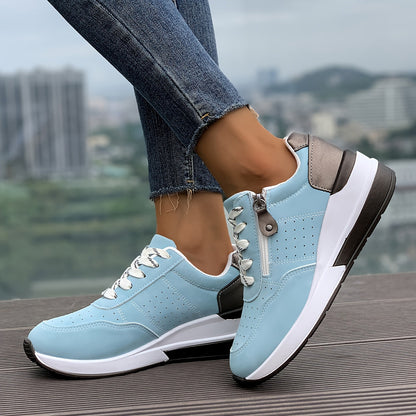 Elara Orthopedic Zip Sneakers