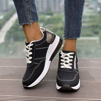 Elara Orthopedic Zip Sneakers