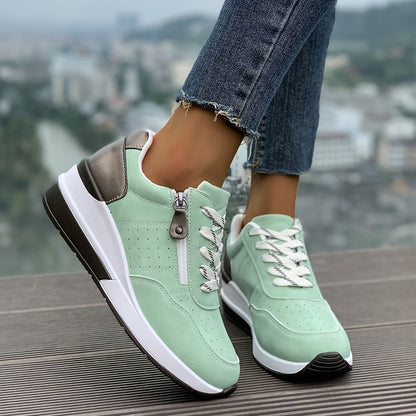 Elara Orthopedic Zip Sneakers