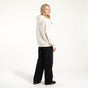 Women's oversized pullover hoodie with hood and long sleeves