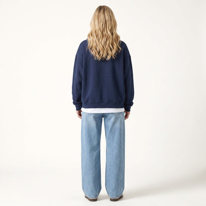 Women's oversized pullover hoodie with hood and long sleeves