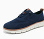 Women's textured lace-up sneakers with segmented white soles
