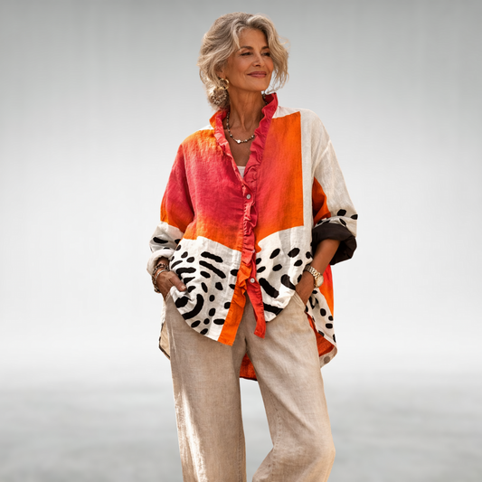 Calista - Relaxed Print Blouse