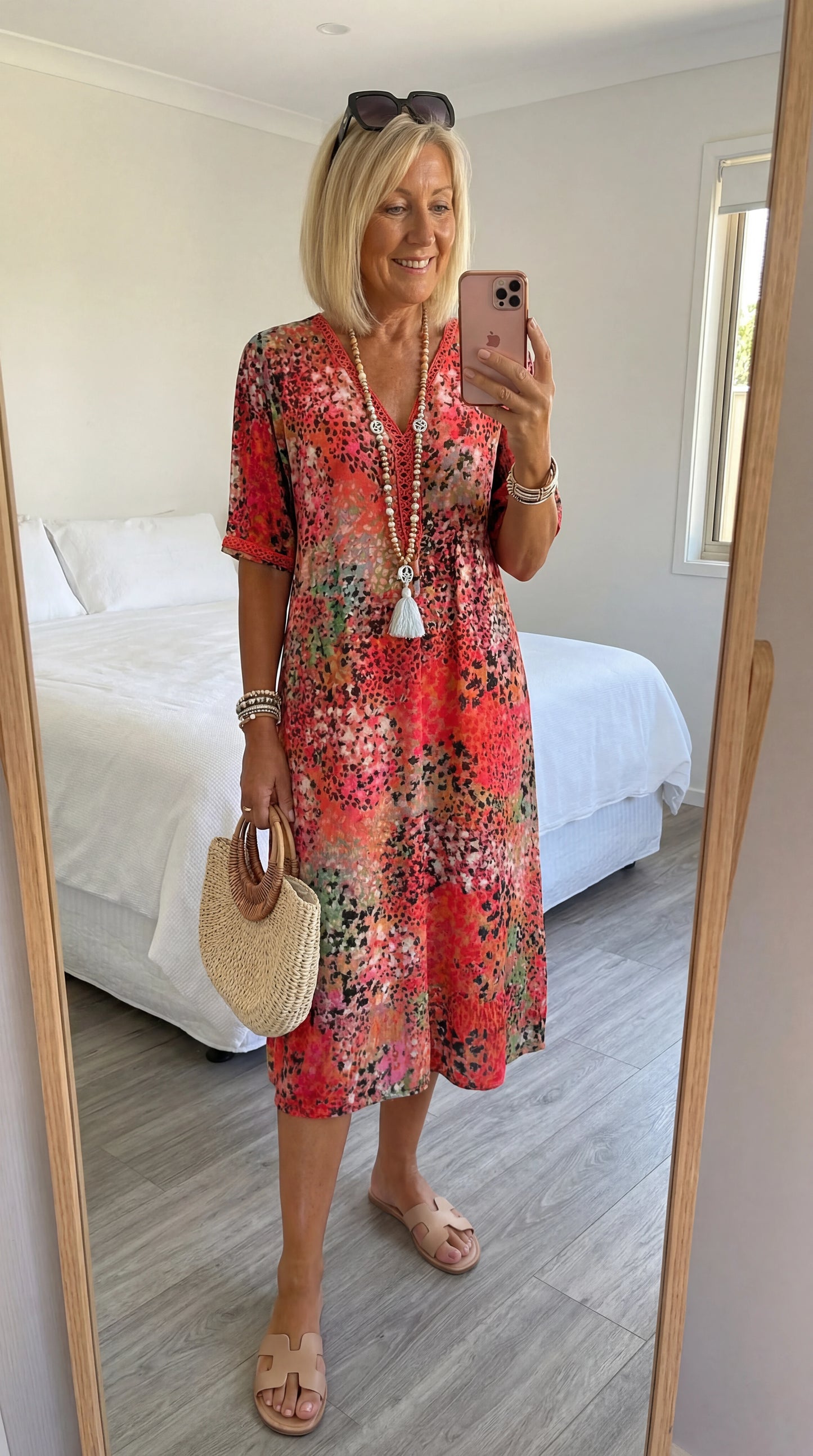 Vivian Flowing midi dress