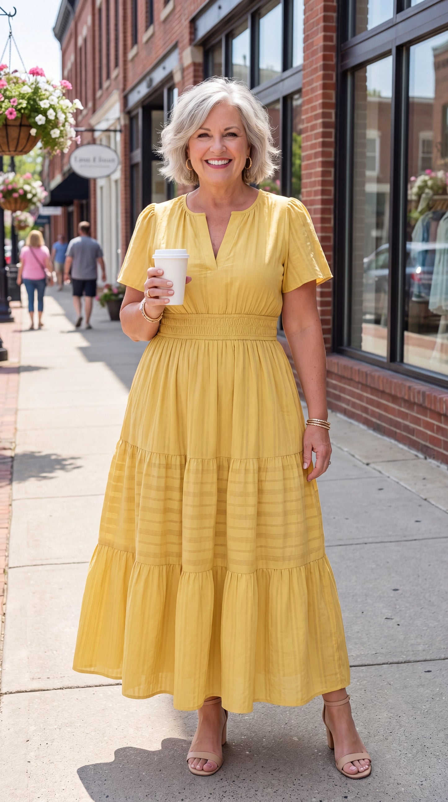 Maris Boho Tiered Maxi Dress