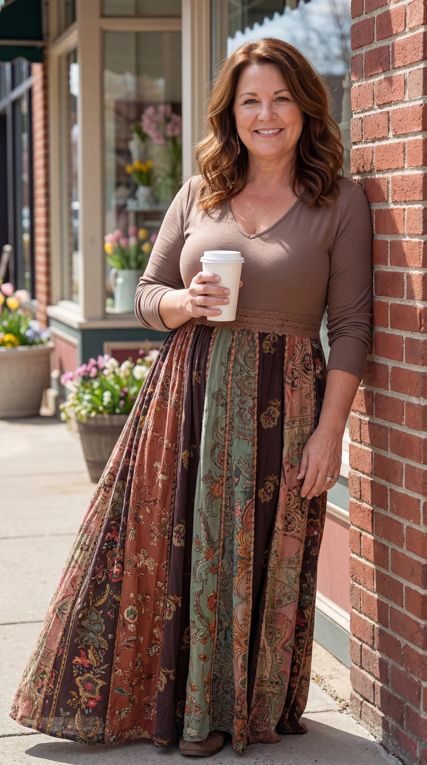 Aurelia Bohemian Flowing Dress
