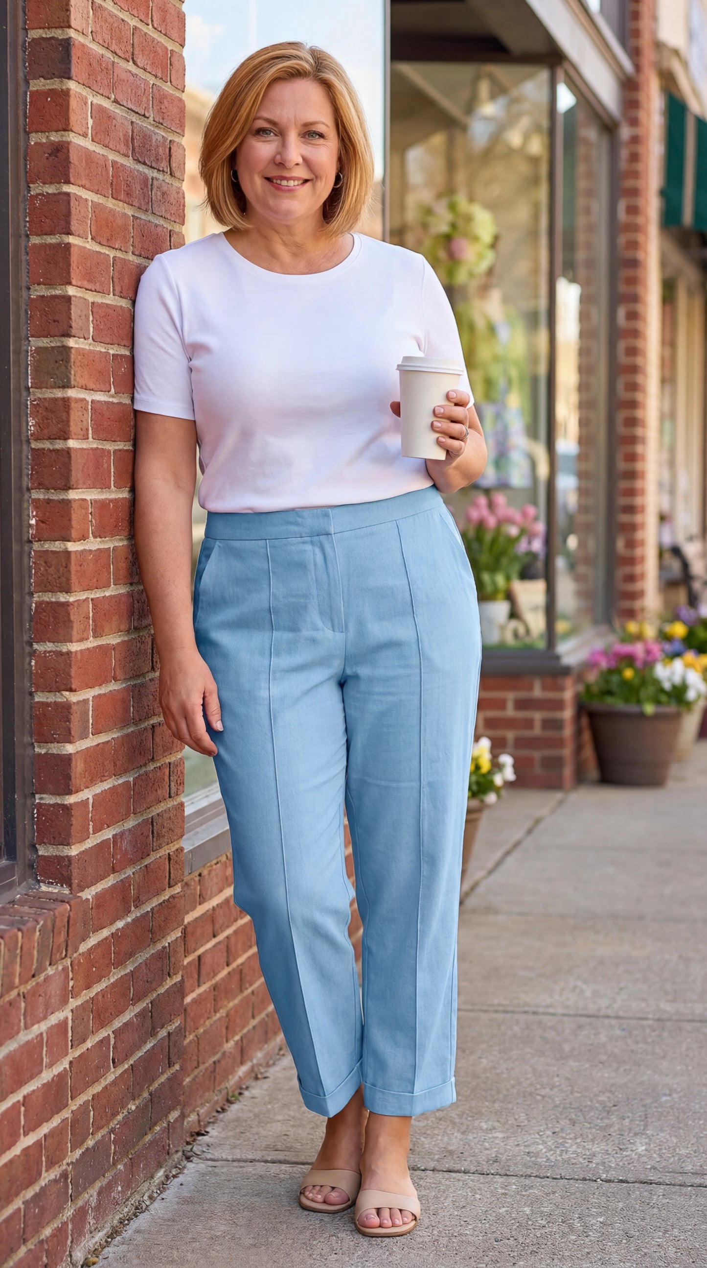 Marlowe Straight-Leg Trousers