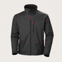 Men's full-zip utility jacket with stand collar and zip pockets