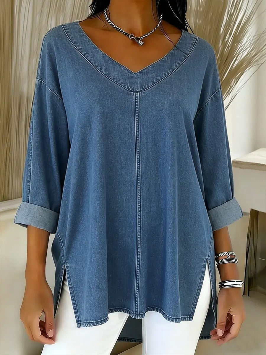 Bettina Oversized Denim Top