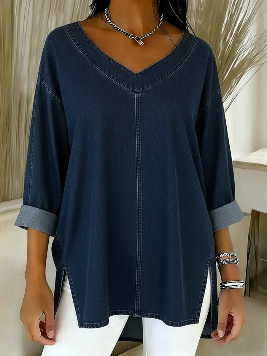 Bettina Oversized Denim Top