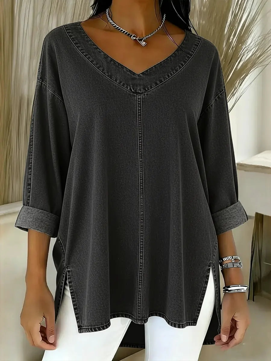 Bettina Oversized Denim Top