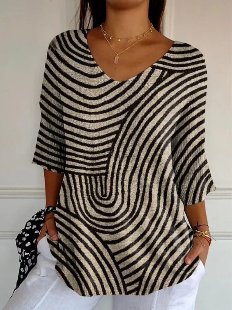 Paloma - Geometric knit pullover