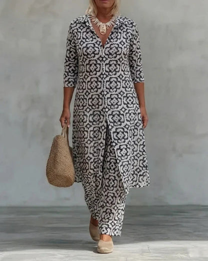 Paloma - Bohemian Print Tunic Set