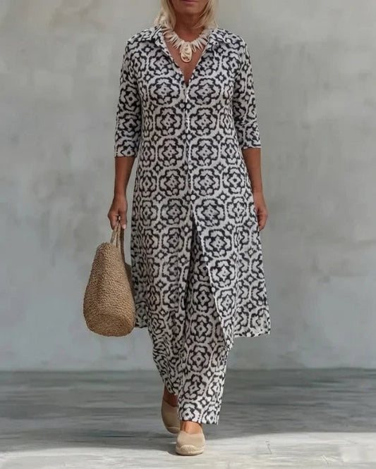 Paloma - Bohemian Print Tunic Set