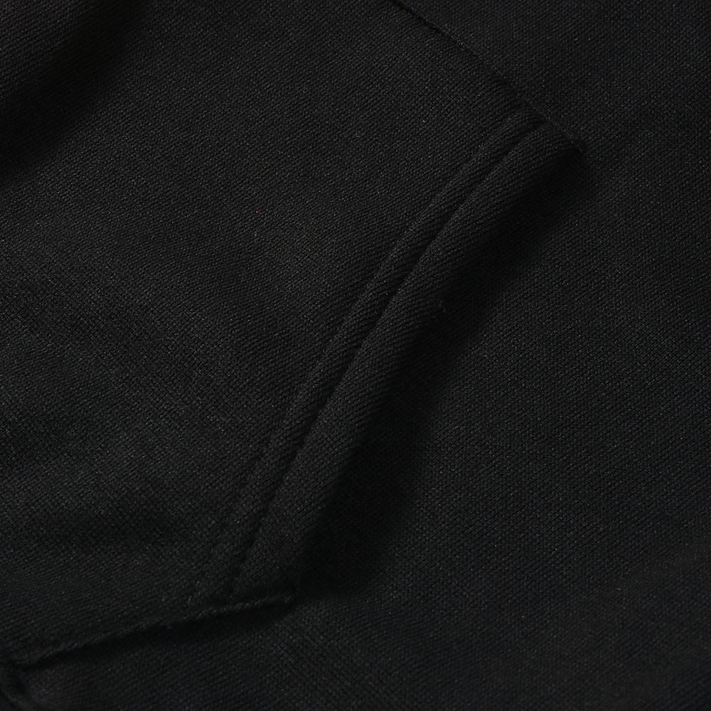 Men's graphic color-block hoodie with kangaroo pocket