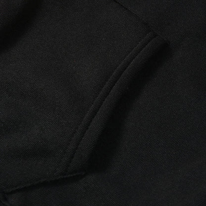 Men's graphic color-block hoodie with kangaroo pocket