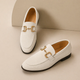 Men's slip-on loafers with buckle detail