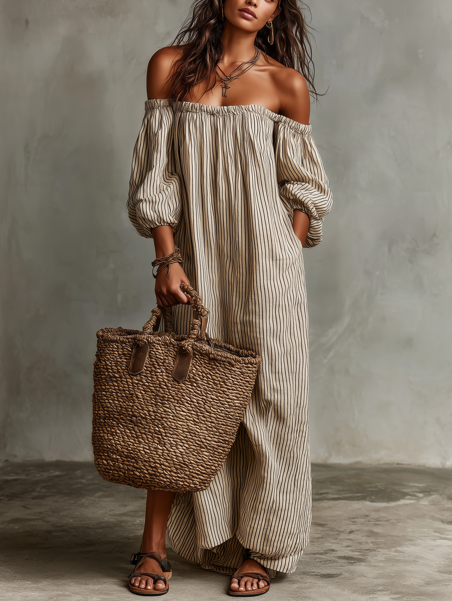 Serena - Off-Shoulder Maxi Dress