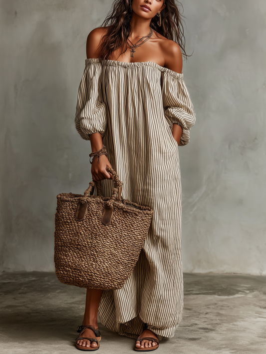 Serena - Off-Shoulder Maxi Dress