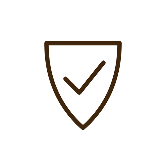 Shipping protection shield icon